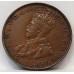 AUSTRALIA 1934 . ONE 1 PENNY . ERROR . PLANCHET FLAW